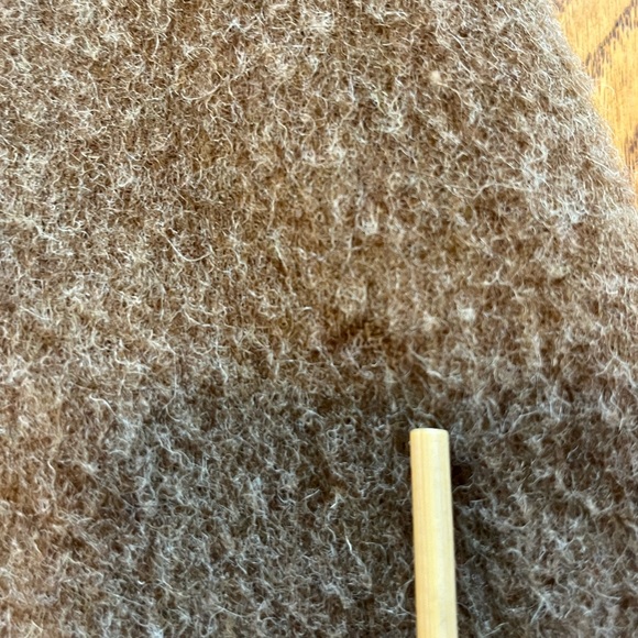 Vintage 50’s Era Lined Wool Cape Brown Women’s M - Picture 7 of 9